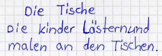 text tische